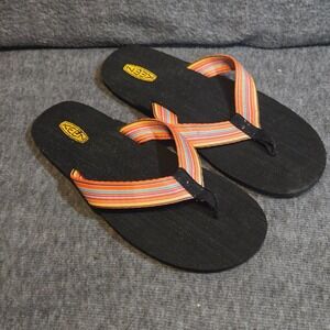 Women's‎ Keen Mush II Thong Sandals Flip Flops Post Sz 11 Rainbow